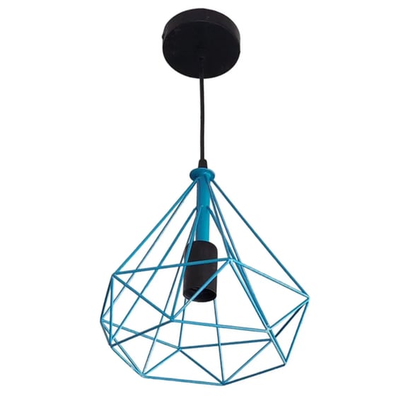 Φωτιστικό Οροφής Μονόφωτο Χατζηκοντίδης Cicliobl1250 Διαμάντι - Μπλε image 0