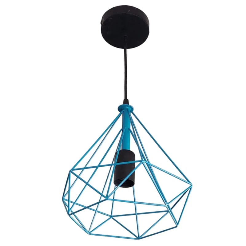 Φωτιστικό Οροφής Μονόφωτο Χατζηκοντίδης Cicliobl1250 Διαμάντι - Μπλε