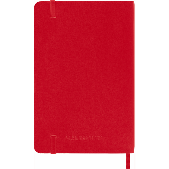 Ακαδημαϊκό Ημερολόγιο Εβδομαδιαίο Moleskine 2024-25 18Μ Pocket Scar. Red Soft image 5