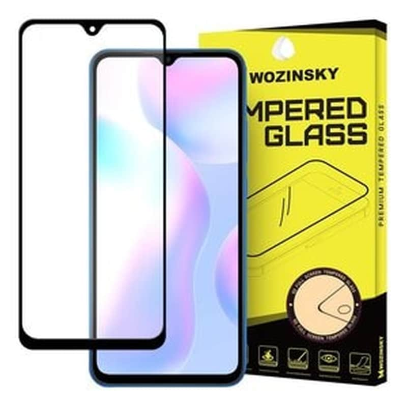 WOZINSKY Προστατευτικό οθόνης Xiaomi Redmi Mi 9A - Wozinsky Full Glue 9h Tempered Glass Black