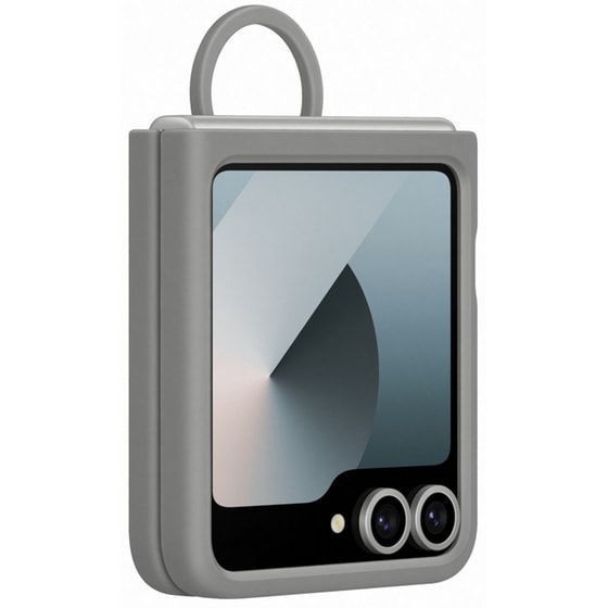 Θήκη Samsung Galaxy Z Flip6 - Samsung Silicone Case - Gray image 1