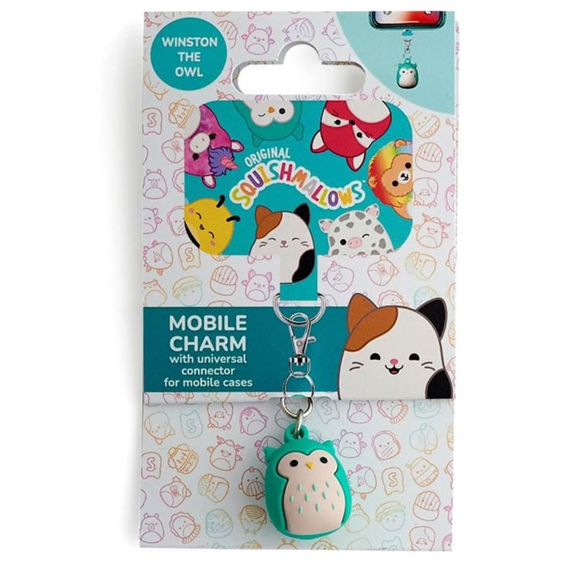 SQUISHMALLOWS Μπρελόκ Κινητού Squishmallows Owl Charm
