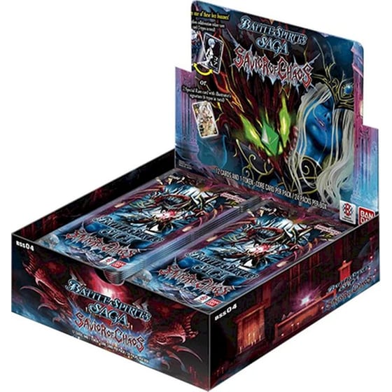 Battle Spirits Saga BSS04 Savior Of Chaos Booster Box (24 Packs) image 0