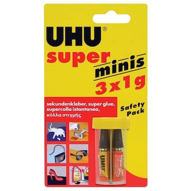 UHU Uhu Super Glue Mini 3x1gr