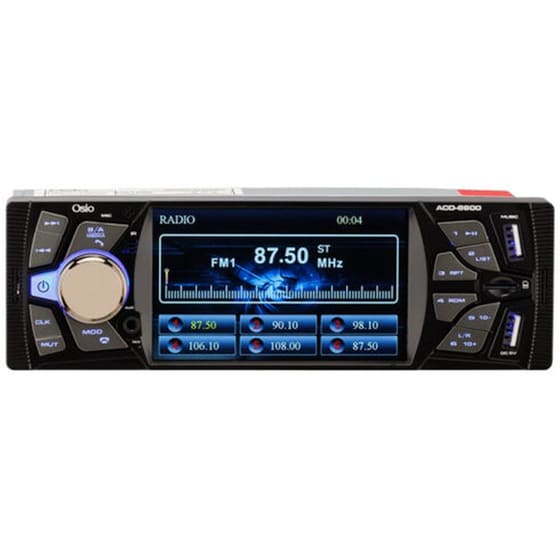 Osio Aco-6600 Ηχοσύστημα Αυτοκινήτου - Μαύρο image 0
