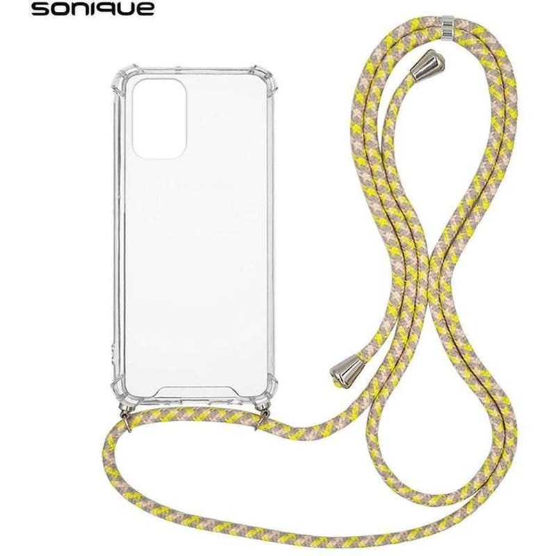 SONIQUE Θήκη Xiaomi Mi 11 - Sonique Armor Clear Με Κορδόνι - Λιλά