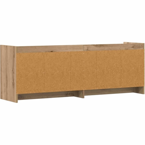 Έπιπλο Τηλεόρασης VidaXL 135 x 33 x 47 cm - Artisan Δρυς image 5