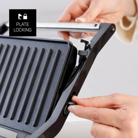 TAURUS MY GRILL LEGEND 1000 W Μαύρο/Ασημί Ψηστιέρα-Γκριλιέρα image 4