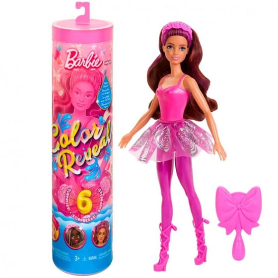 Κούκλα Barbie Color Reveal Μπαλαρίνες - 4 Σχέδια  (HRK17) image 3