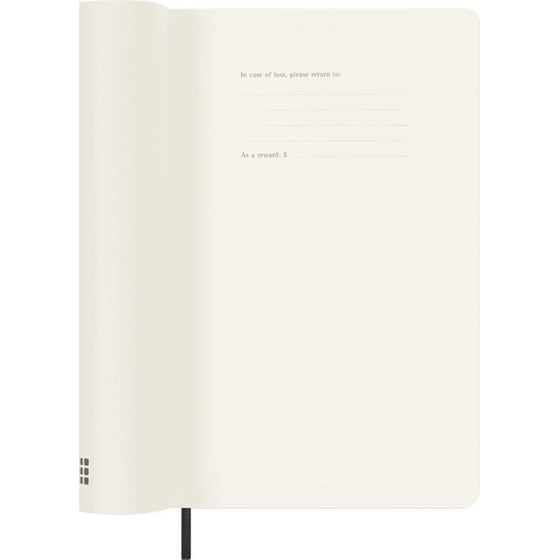 Ημερολόγιο Εβδομαδιαίο Moleskine 2025 12M Large Black Soft image 2