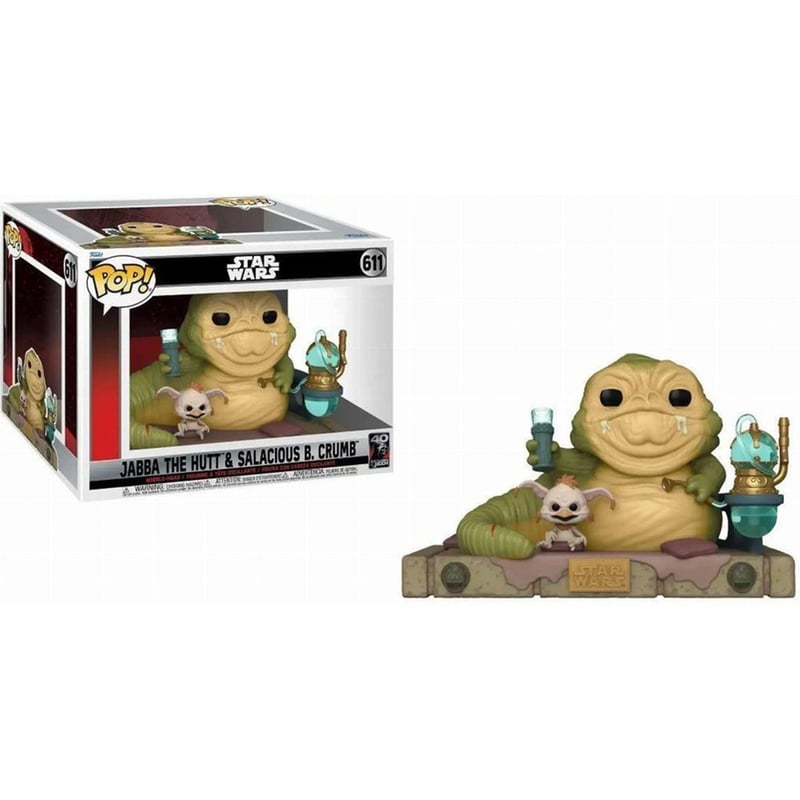 FUNKO Funko Pop! Star Wars - Return of the Jedi - Jabba with Salacious #611