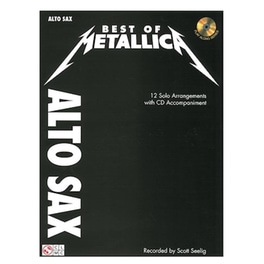 Metallica: Best Of - Alto Saxophone (book - Cd)