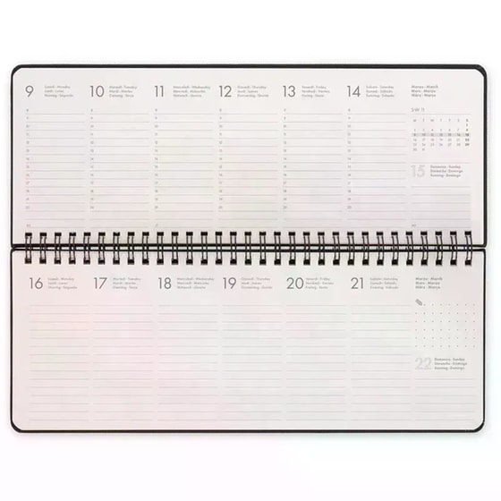 Ημερολόγιο Desk Planner Legami 2026 12Μ Deep Graphite image 1