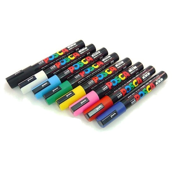Μαρκαδόρος Σχεδίουn Uni Posca PC-5M Medium Πράσινο 1.8-2.5 mm image 0