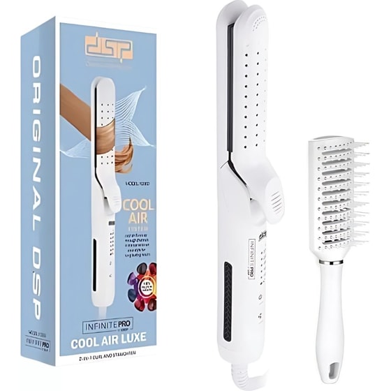 Πρέσα  Mπουκλιέρα Μαλλιών Αέρος Dsp Cool Air Luxe + Βούρτσα Αέρος (10360) image 0