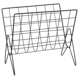 Θήκη Περιοδικών Aria Trade Μεταλλική 35.5x31.5x18.5 cm - Μαύρο