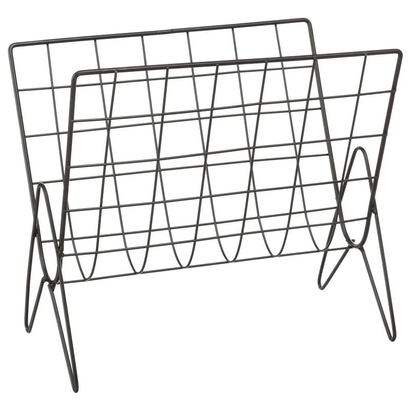 ARIA TRADE Θήκη Περιοδικών Aria Trade Μεταλλική 35.5x31.5x18.5 cm - Μαύρο