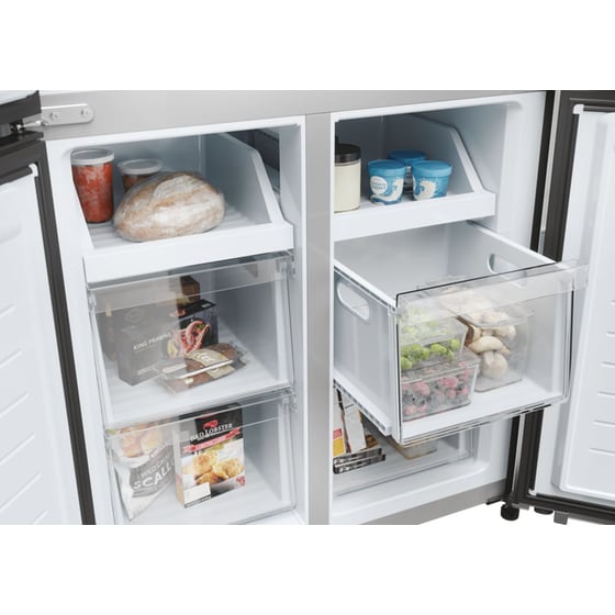 HAIER HCR3818EWPT Total No Frost 463 Lt Μαύρο Ψυγείο Ντουλάπα image 10