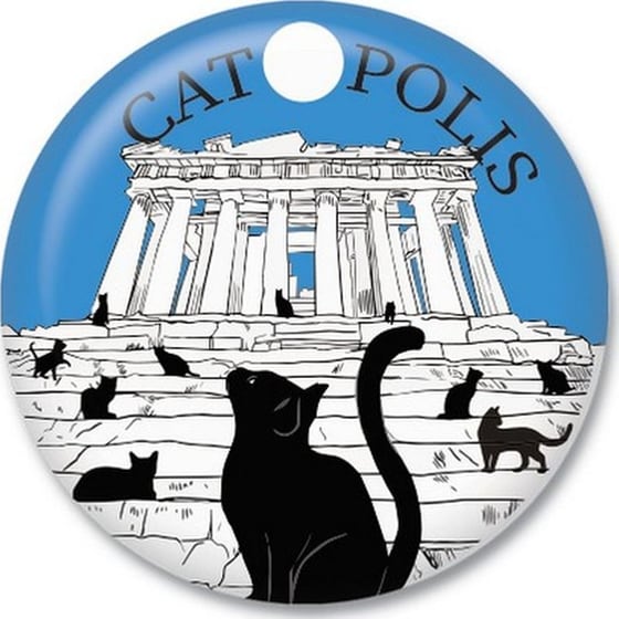 Μαγνήτης GNF THINKOFGREECE Catόπολις 3.8 cm image 0