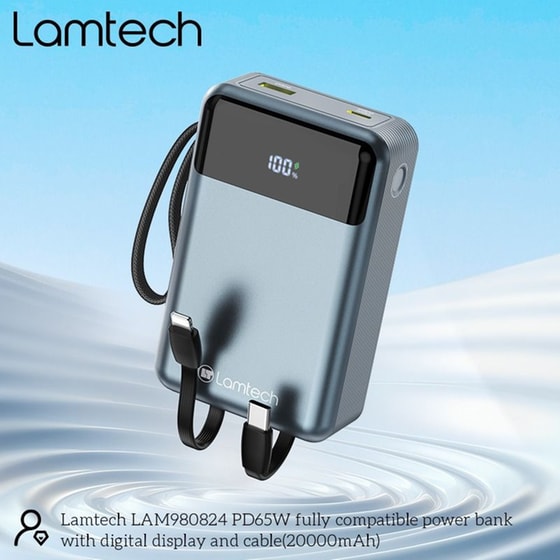 Powerbank Lamtech LAM980824 20.000 mAh 65W - Blue image 6