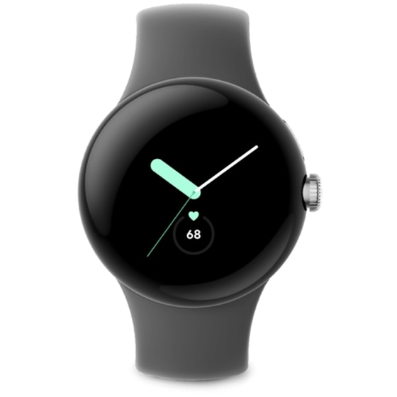 Smartwatch Google Pixel Watch 41mm - Polished Silver Charcoal image 0
