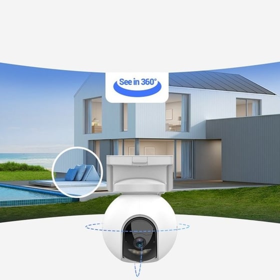Ασύρματη IP Camera Ezviz HB8 2K+ Kit 2K Dome Αδιάβροχη με WiFi & Ανίχνευση Κίνησης image 6