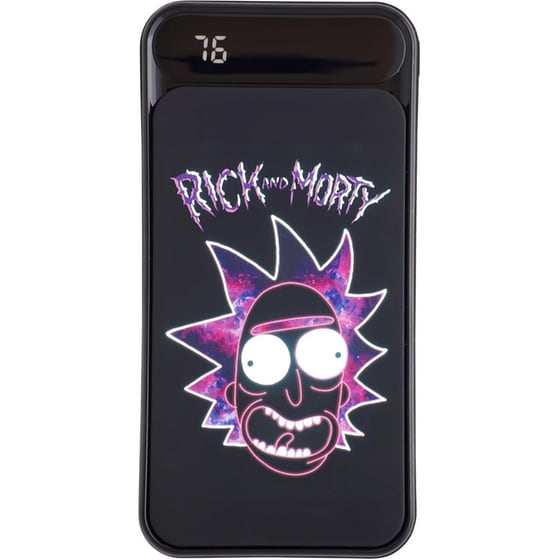 Powerbank Lazerbuilt Rick & Morty 10.000mAh - Black image 0