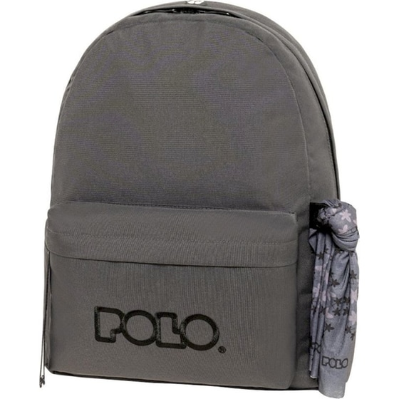 Τσάντα Πλάτης Polo Original Scarf Titanium/Black (+δώρο Πορτοφολάκι Polo) image 0
