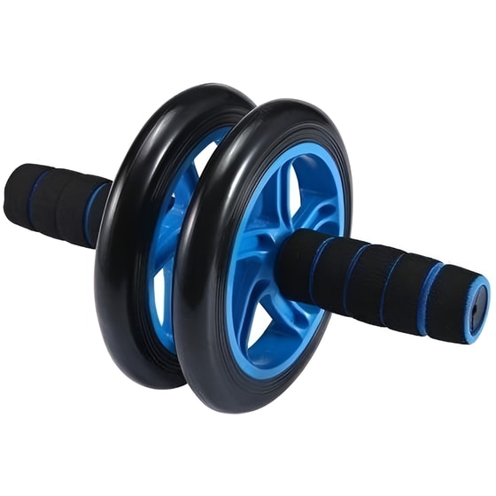 Ρόδα Κοιλιακών Ab Wheel με Στρώμα Γυμναστικής - Μπλε image 0