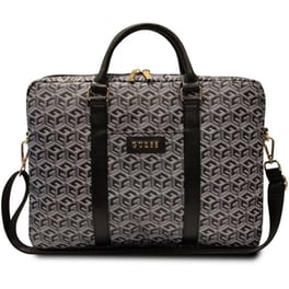 Guess Gcube Stripes Collection Computer Bag Τσάντα Κατάλληλη Για Laptop 16″ (black – Gucb15hgcfsek)