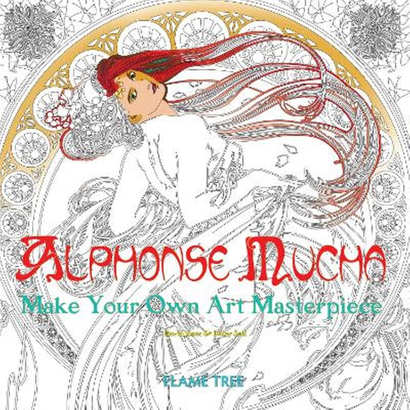Alphonse Mucha (Art Colouring Book)