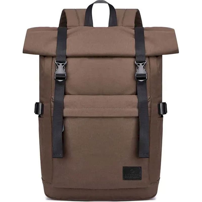 AMBER Τσάντα Πλάτης Amber με Θήκη Laptop 17.3 AΜ2017 24 lt - Καφέ