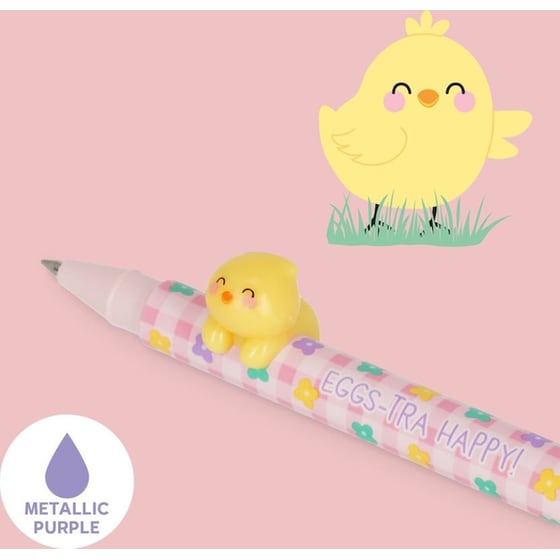 Σετ Στυλό Gel Legami Lovely Friends Hoppy Easter 2 Χρώματα 0.5mm image 3