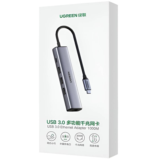 Ugreen 60600 CM475 USB Hub 4-Port USB 3.0 συμβατό με USB-C image 4