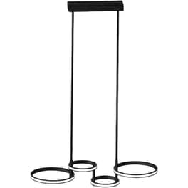 Φωτιστικό Οροφής Led Eurolamp 144-10031 από Αλουμίνιο - Μαύρο