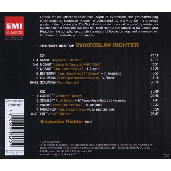 The Very Best Of Sviatoslav Richter image 4