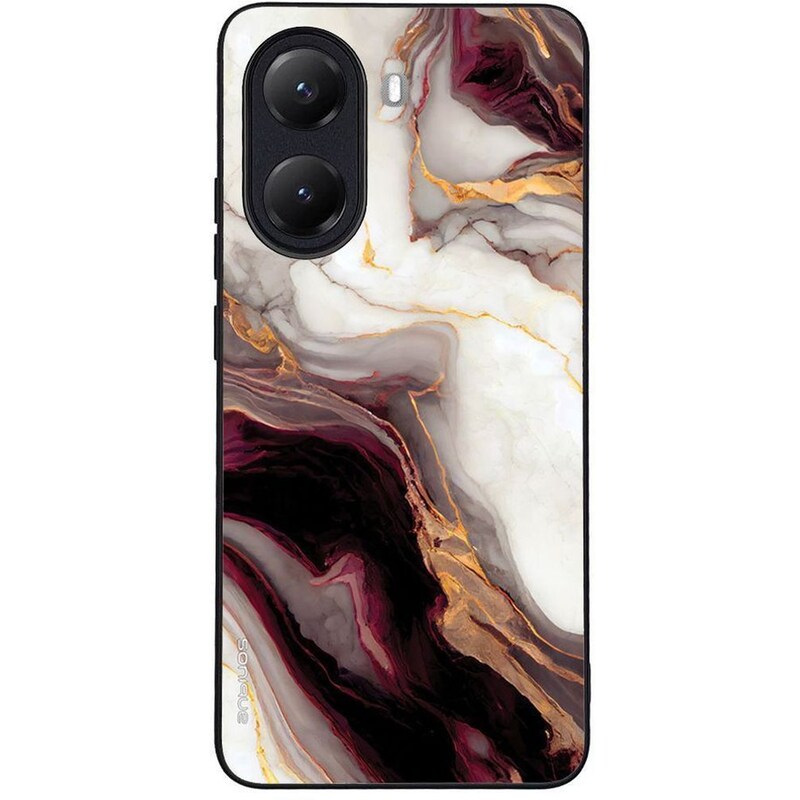 Θήκη Poco X7 Pro - Sonique Marble Series - Bordeaux