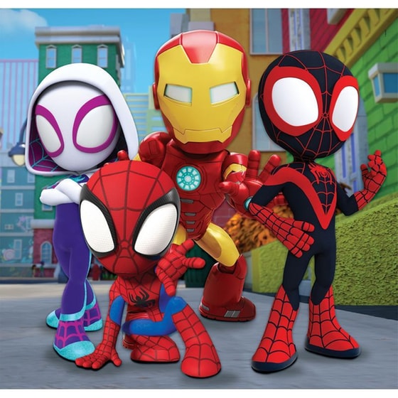 Παιδικό Παζλ Clementoni Super Color Marvel Spidey Και Οι Απίθανοι Φίλοι Του (3x48 Κομμάτια) image 4