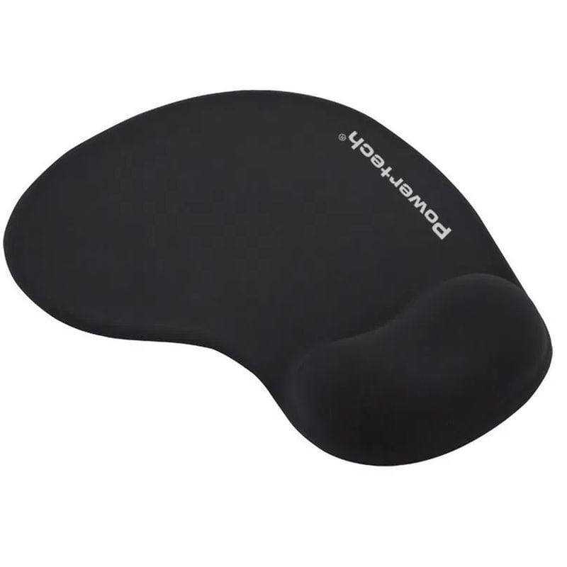 Powertech Mouse Pad PT-1293 με Στήριγμα Καρπού 230mm x 190mm x 18mm Μαύρο