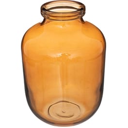 Διακοσμητικό Βάζο Spitishop Γυάλινο 16x23 cm - Ώχρα