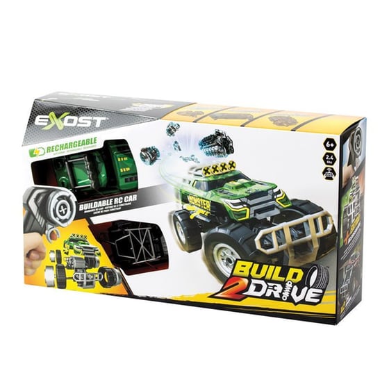 Exost Build 2 Drive - Deluxe Set (Mighty Crawler) Τηλεκατευθυνόμενο & Συναρμολογούμενο Αυτοκίνητο image 8