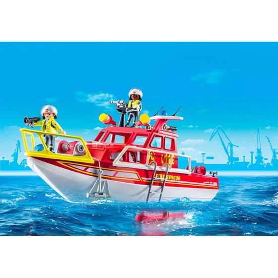 PLAYMOBIL® Action Heroes Πυροσβεστικό σκάφος διάσωσης (71598) image 5