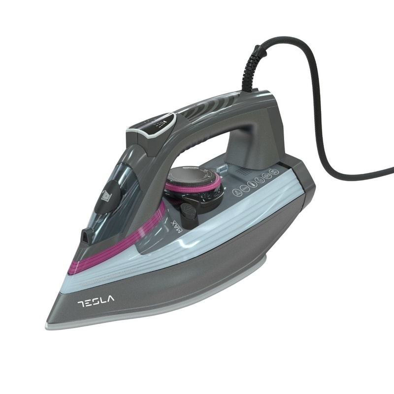 TESLA IR400GP 3100 W Γκρι/Μωβ Σίδερο Ατμού