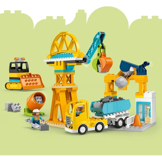 LEGO® DUPLO® Town 3 σε 1 Εργοτάξιο Οικοδομής και Οχήματα (10476) image 3