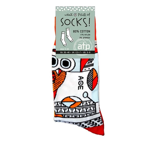 ATP Κάλτσες AHSK02 Ancient Greece No.35-40 (S-M) image 1