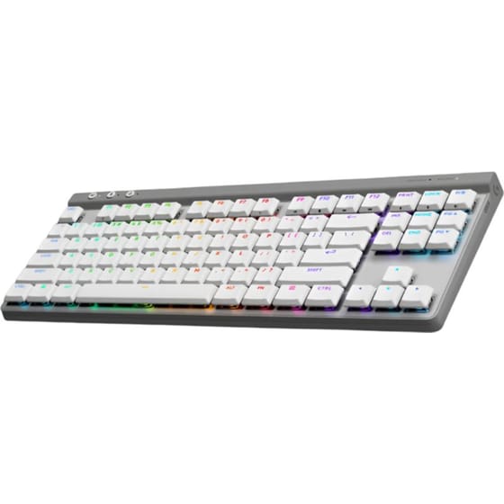 Logitech G515 Μηχανικό Gaming Ασύρματο Πλητρολόγιο RBG Λευκό (US) image 1