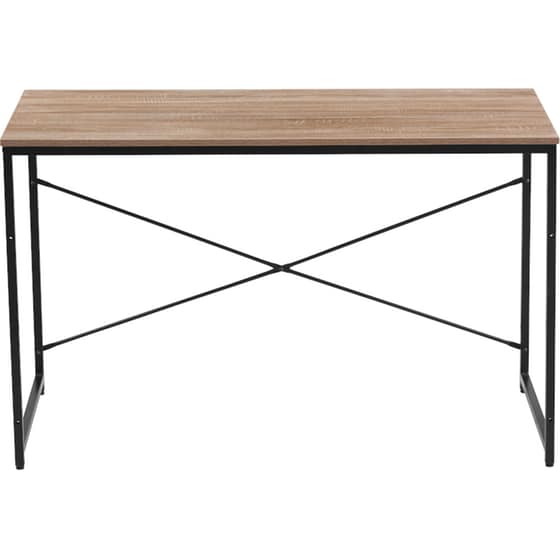 Γραφείο Μελέτης Liberta Plain από Μοριοσανίδα 120x60cm - Sonoma/Μαύρο image 0
