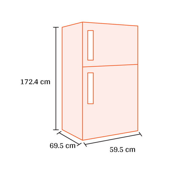 MIDEA MDRT489MTE01E Total No Frost 338 Lt Λευκό Δίπορτο Ψυγείο image 1