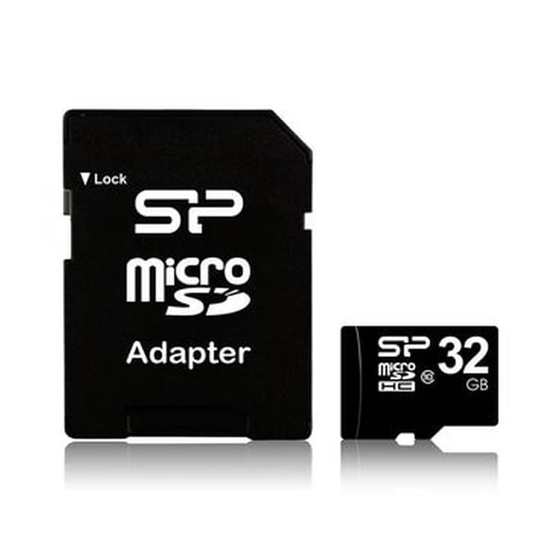 Silicon Power microSDHC 32GB Class 10 High Speed με αντάπτορα