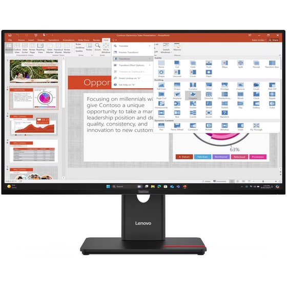 Lenovo ThinkVision T27-40 27" Full HD IPS 120Hz 6ms image 0